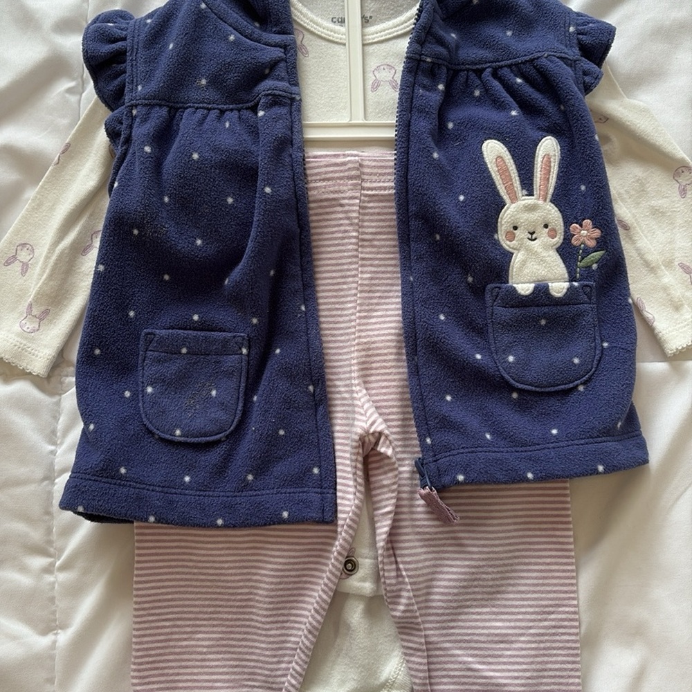 Adorable Baby Outfit with Bunny Design